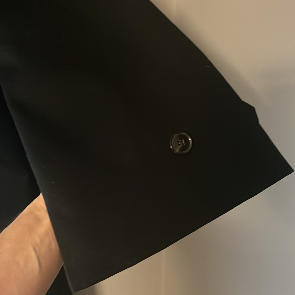 Banana Republic Black Trench Coat - Picture 7 of 12